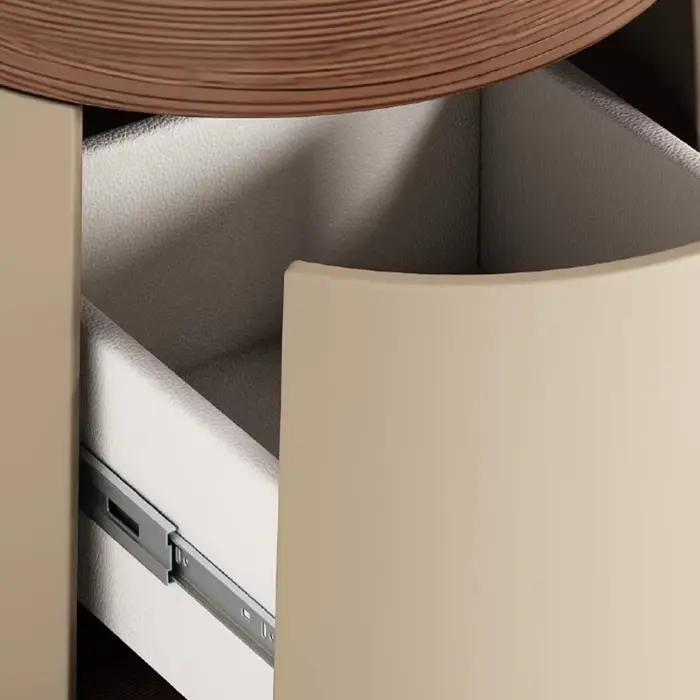Table de chevet unique moderne pour chambre à coucher avec rangement spacieux pour lit et étagères multifonctionnelles occasions spéciales
