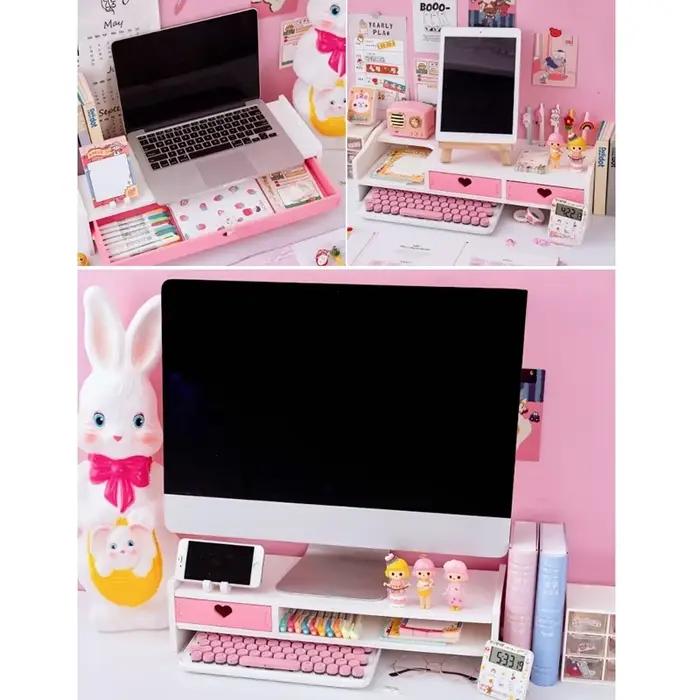 Support de moniteur de bureau Kawaii