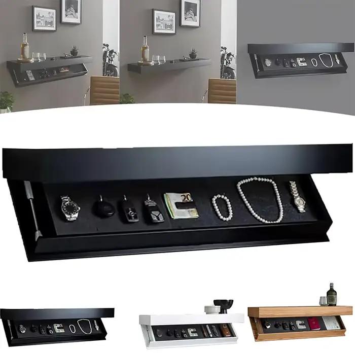Étagère design avec compartiment secret