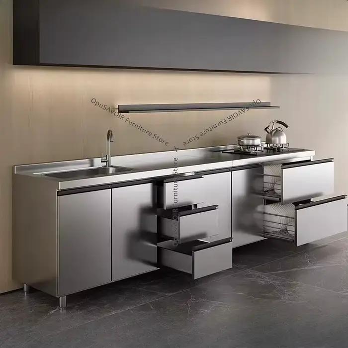 Armoire murale de cuisine en acier inoxydable 304