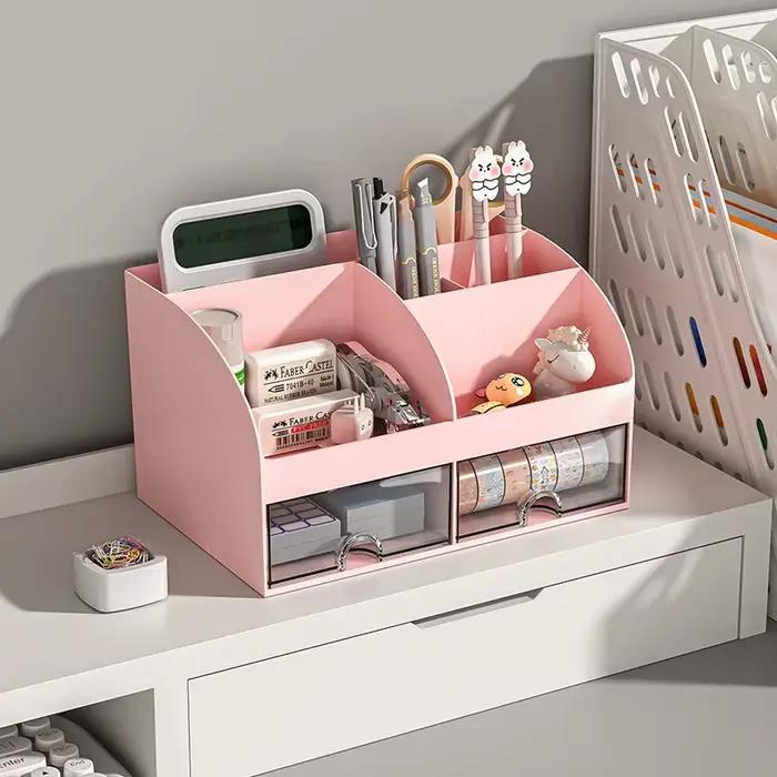 Organisateur de bureau avec 2 tiroirs