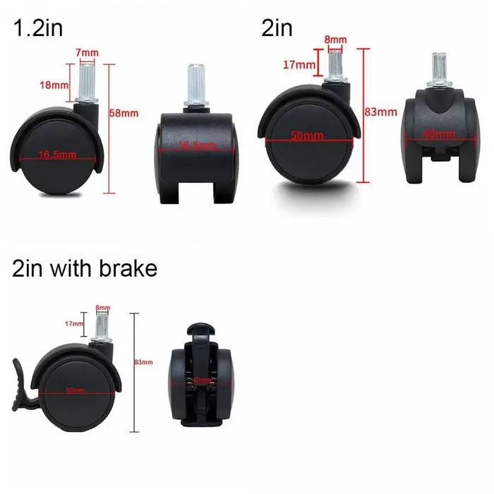 Roues universelles pour meubles