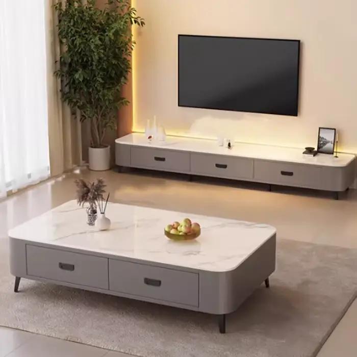 Armoire de rangement nordique personnalisée en pierre friable de qualité supérieure pour salon, bureau ou chambre à coucher, meuble de luxe moderne avec tiroirs en bois massif