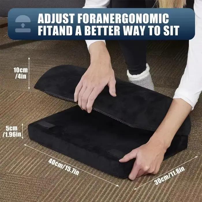 Repose-pieds réglable en 2 hauteurs sous le bureau