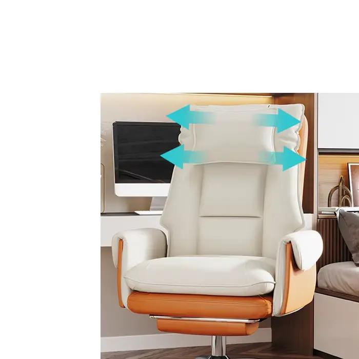 Chaise de jeu ergonomique WCG avec repose-pieds