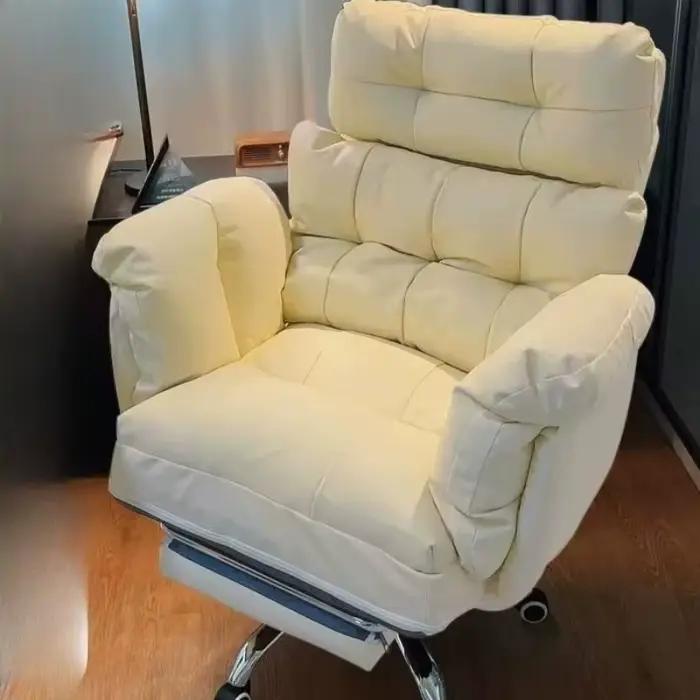 Chaises de salon ergonomiques pivotantes pour adultes