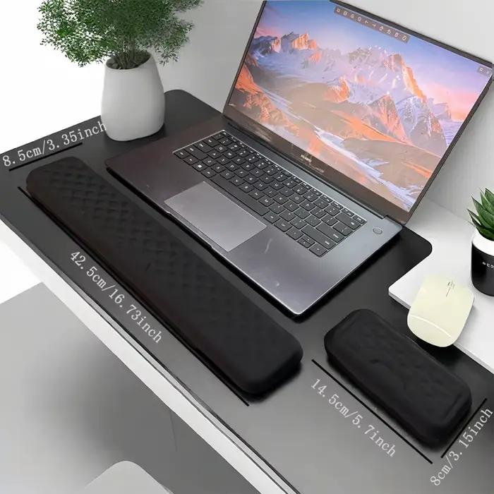 Ensemble de repose-poignets pour clavier en mousse à mémoire de forme