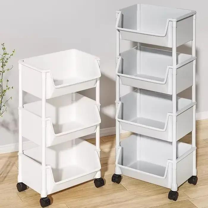 Chariot bibliothèque cuisine rangement fente armoire de rangement salle de bain salon maison organisateur support cuisine coin étroit