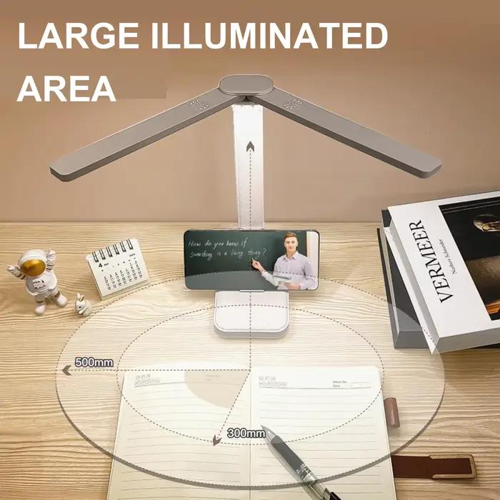 Lampe de bureau USB à 3 niveaux de luminosité réglable
