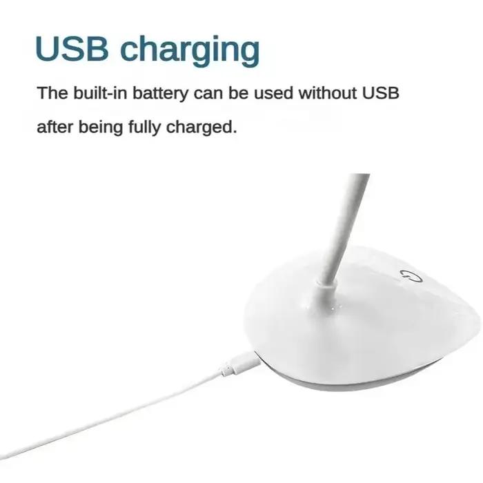 Lampe de bureau LED moderne avec réglage de luminosité tactile pour protection des yeux et éclairage de bureau élégant