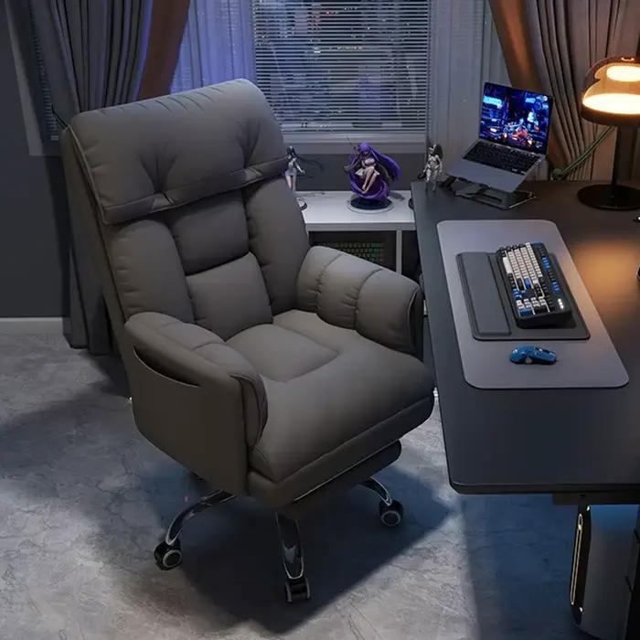 Chaise d'ordinateur assise longtemps sans câble, chaise de bureau, ascenseur de loisirs, chaises de jeu, bureau à domicile