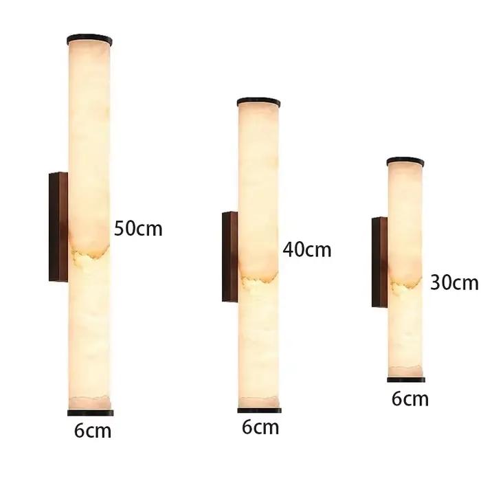 Lampe murale en marbre artificiel Tinlaibor pour villas modernes de luxe