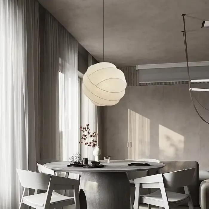 Lampe en papier Noguchi Isamu pour chambre à coucher et restaurant