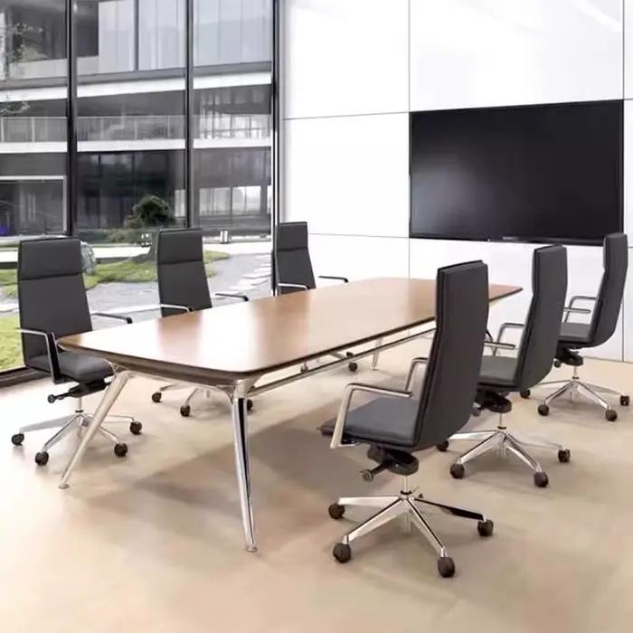 Chaise de patron en cuir pour ordinateur