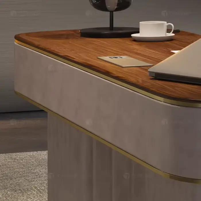 Bureau d'angle de luxe contemporain debout