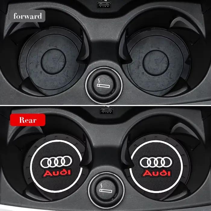 Pour Audi A1 A3 A4 A5 A6 B5 B6 B7 B8 C5 C6 C7 A7 A8 Q3 Q5 Q7 TT 8V : Accessoires antidérapants pour porte-gobelet et porte-bouteille de voiture
