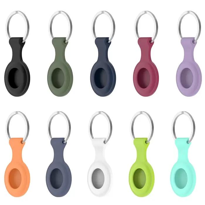 Accessoires, étui de protection complet antichoc, coque en silicone protectrice pour Apple AirTags
