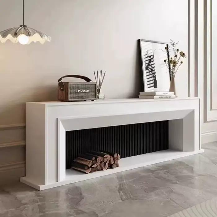 Meuble TV blanc moderne pour salon