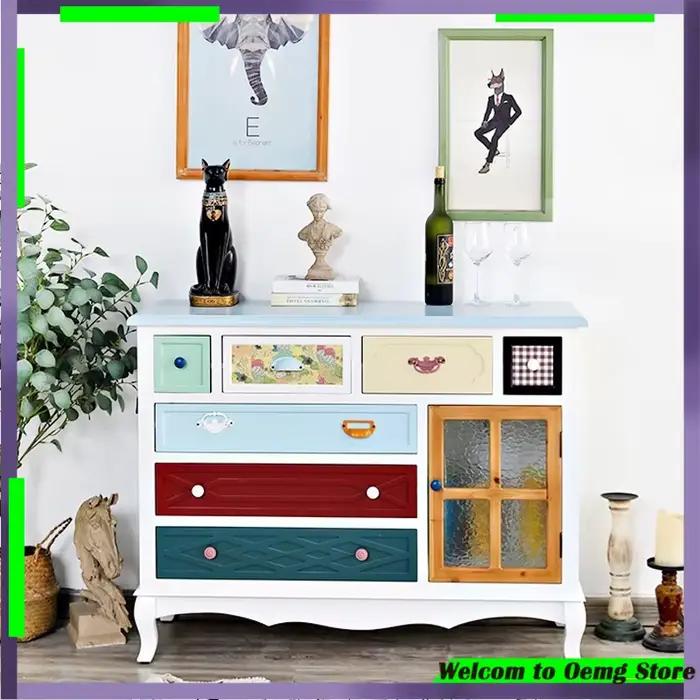 Etagère portes salon armoires affichage anti-poussière artisanat organisateur armoire côté d'entrée Woonkamer Kasten accessoires pour la maison