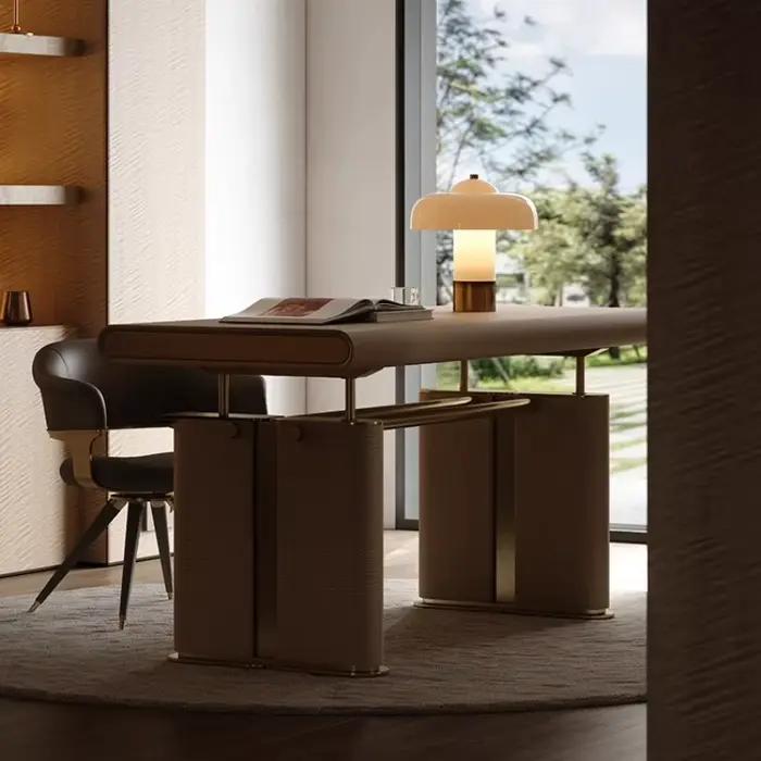 Bureau professionnel en métal avec tiroir pour étudiants et espaces de travail modernes élégants occasions spéciales