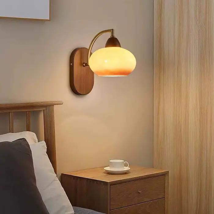 Lampe murale pour chambre à coucher, salon, lampes de chevet, couloir, lampe murale de style chinois, escalier moderne, éclairage mural rétro pour hall d'entrée.