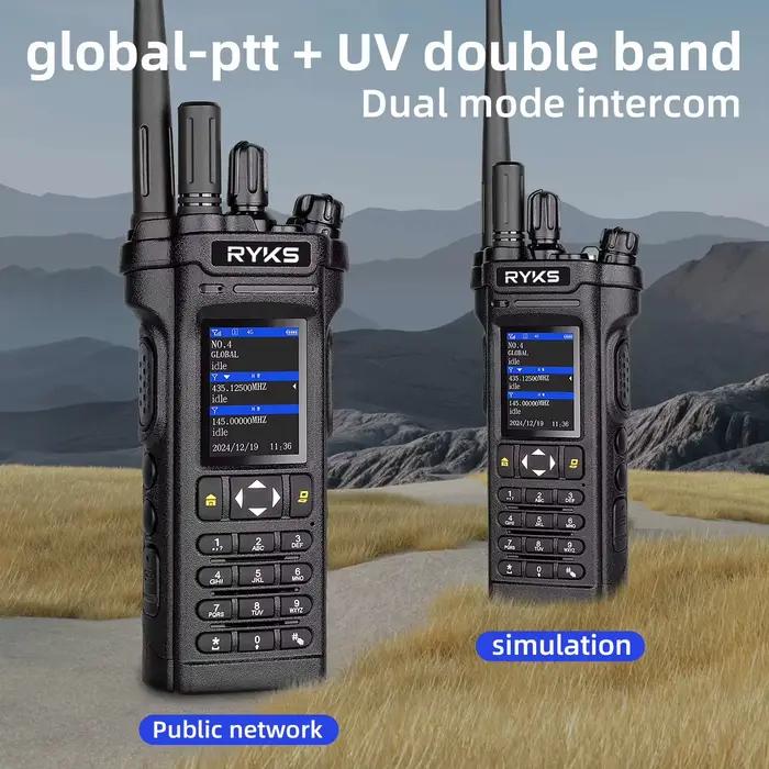 Ry-5288Plus Autoradio Poc Radio Uhf Vhf 10W Talkie-walkie Portée de conversation 5000Km