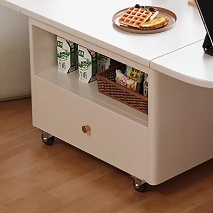 Style nordique Kawaii Table Basse organisateur tiroir à la mode luxe pliable