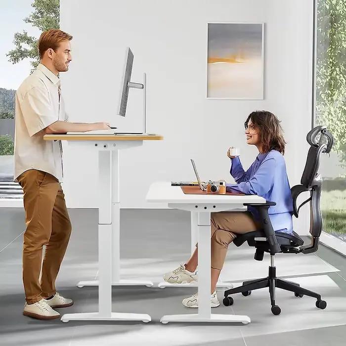 Bureau électrique à mouvement réglable en hauteur, Table d'ordinateur moderne, ascenseur motorisé, bureau de jeu, pour la maison et le bureau