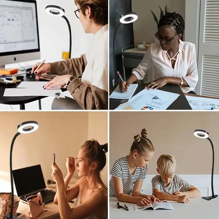 Clip lumineux LED avec flexible 360 ° col de cygne – lampe de lecture