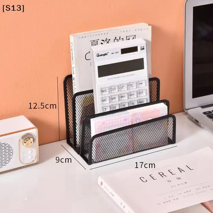 Étagère de rangement de bureau à 3 niveaux