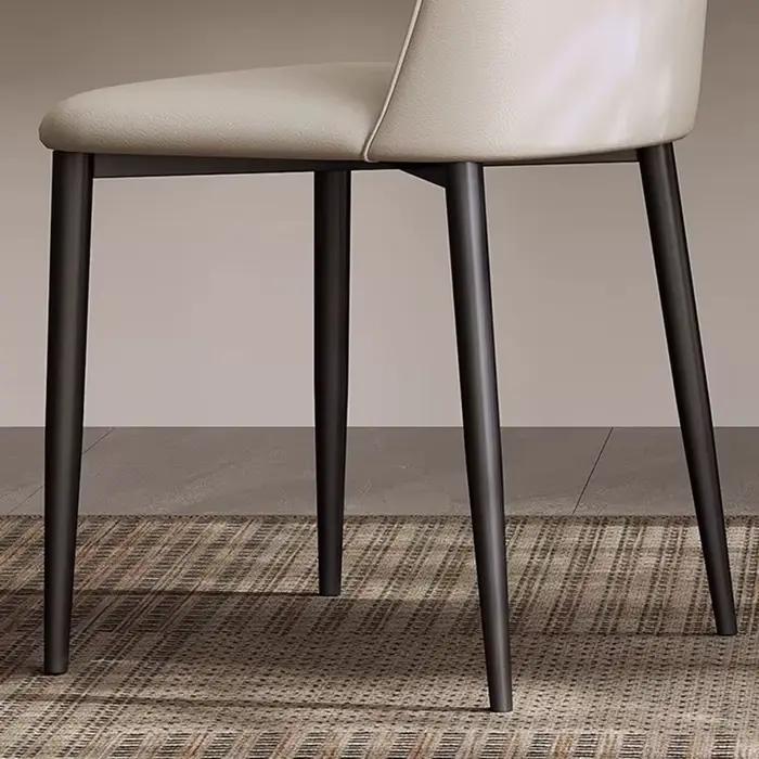 Ensemble de 2 chaises de salle à manger de luxe élégantes, peu encombrantes, modernes, minimalistes, meubles de salon