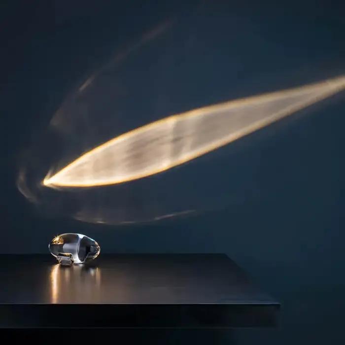 Lampe de table LED cristal œil du ciel moderne pour salon chambre à coucher enfants occasions spéciales-decoration-chambre-sérénité-luminosité-apaisante