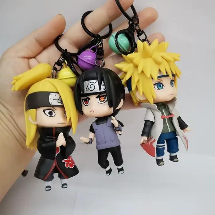 Accessoires Anime NARUTO porte-clés Naruto Itachi Sakura PVC décor de voiture