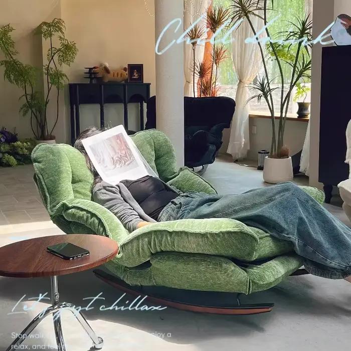 Fauteuil de salon ergonomique moderne marocain à bascule pour salon chambre à coucher ou bureau occasions spéciales