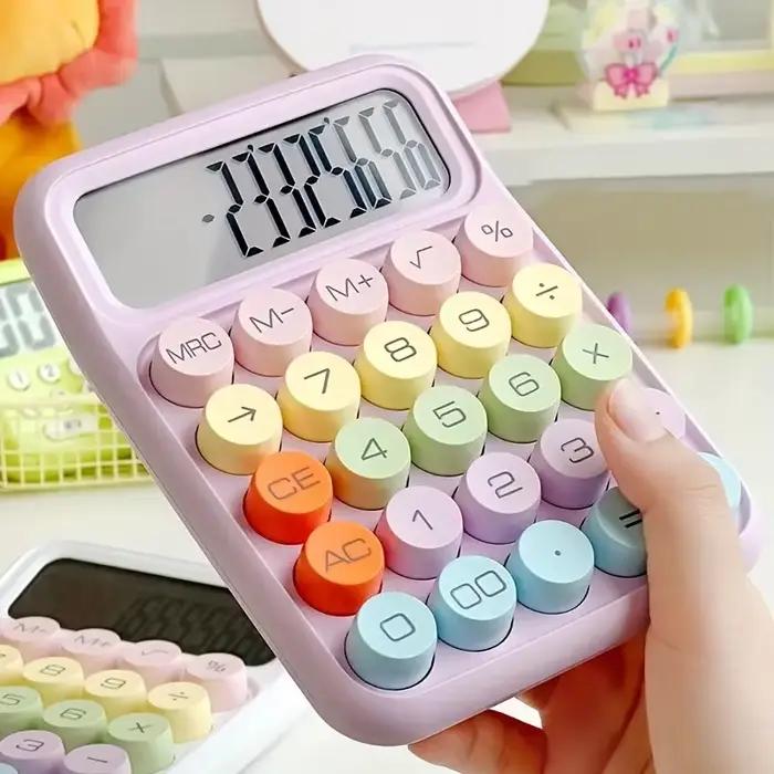 Calculatrice à clavier mécanique à 12 chiffres pour bureau