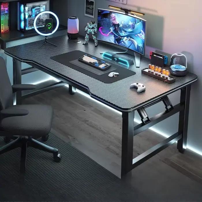 Bureau d'ordinateur pliant moderne lumière design debout