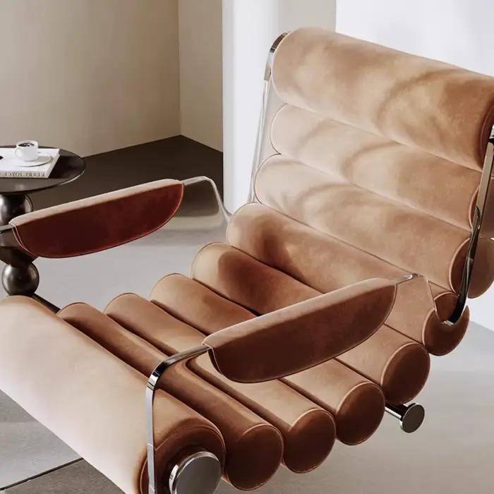Chaises ergonomiques de luxe salon nordique