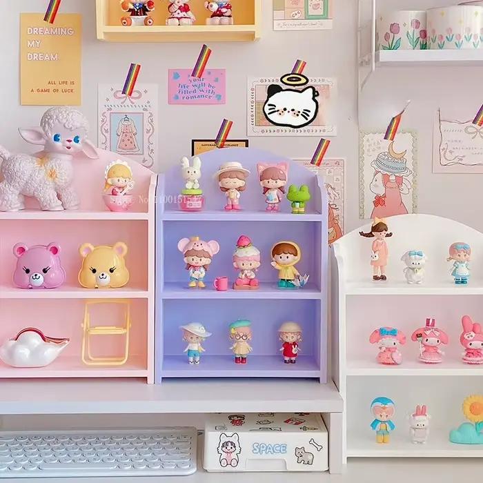 Étagère de rangement simple pour bureau au troisième étage