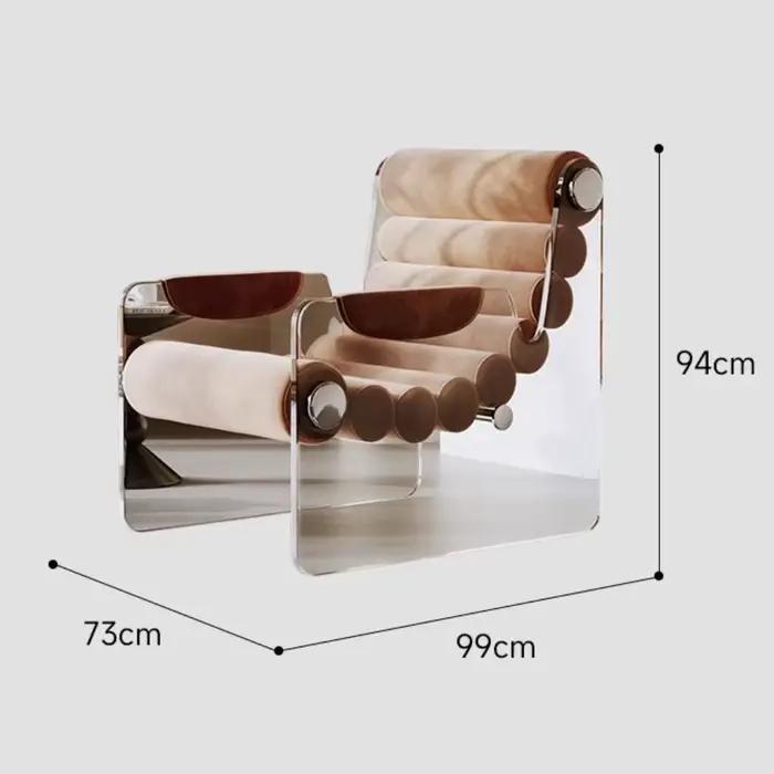 Chaises ergonomiques de luxe salon nordique