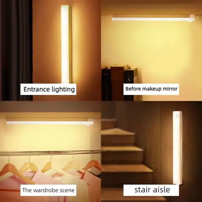 Veilleuses LED rechargeables sans fil avec capteur de mouvement