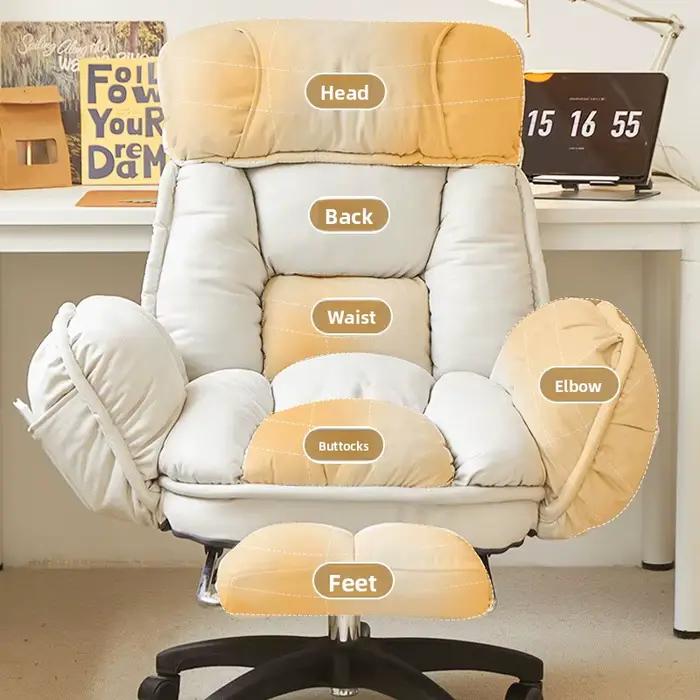 Chaise d'ordinateur à domicile pour s'allonger