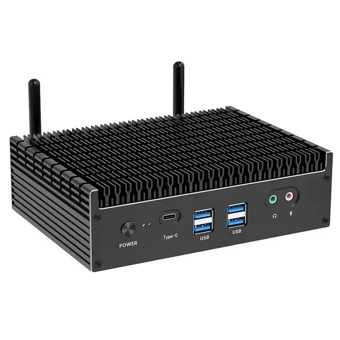 Mini PC sans ventilateur Intel i7 1355U i5 1335U de 13e génération, 2*2.5G LAN, PCIE4.0, DDR4, Thunderbolt 4, eGPU, PC de bureau gamer, mini ordinateur, WiFi6