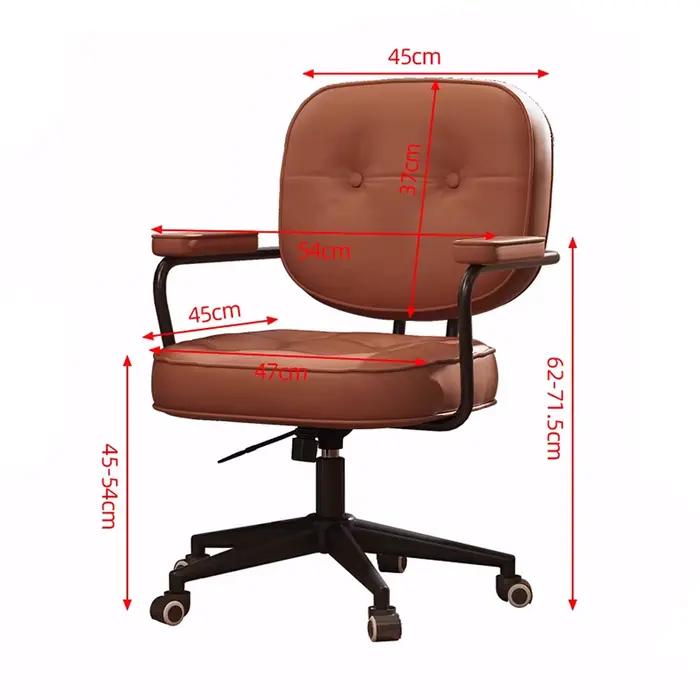 Roues Chaise De Bureau moderne éponge Vintage femmes vanité chaises
