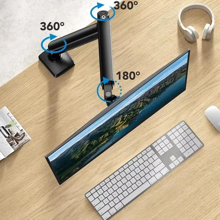 Support de bureau réglable pour un seul moniteur