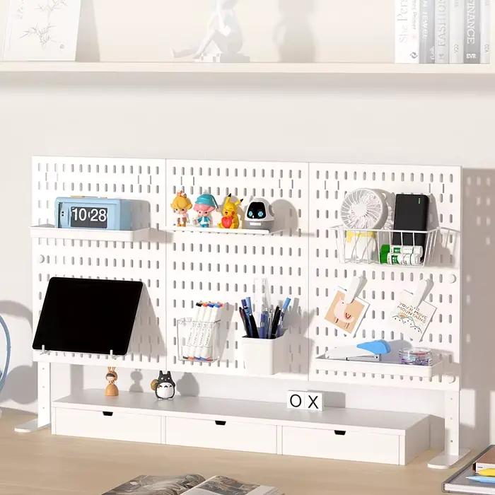 Panneau perforé de bureau pour la maison