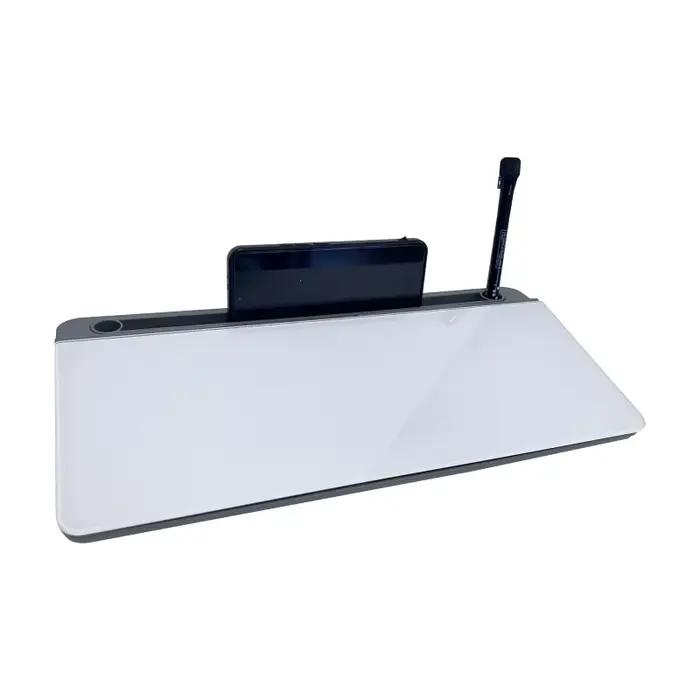 Tableau blanc de bureau avec rangement invisible