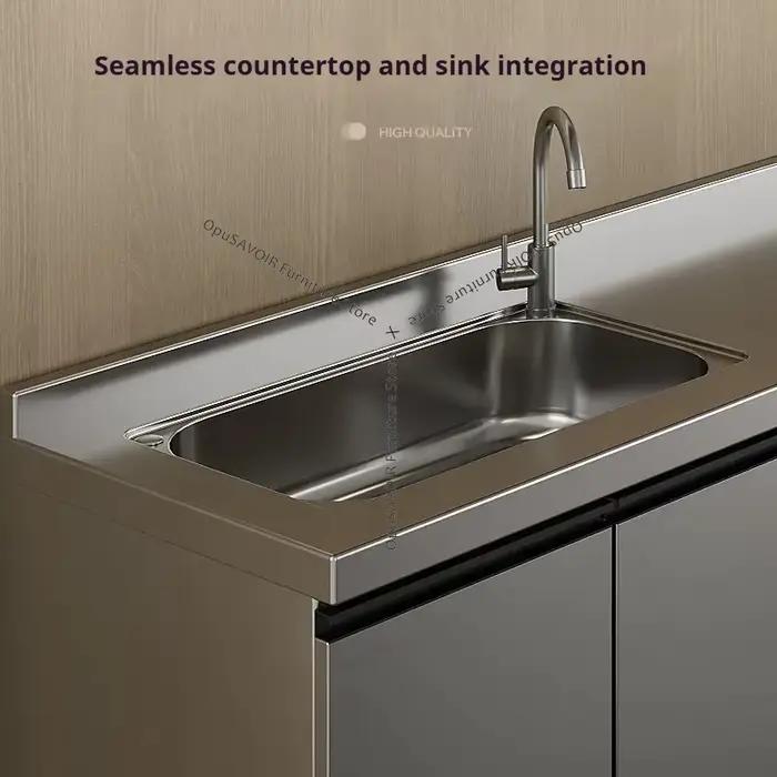 Armoire murale de cuisine en acier inoxydable 304