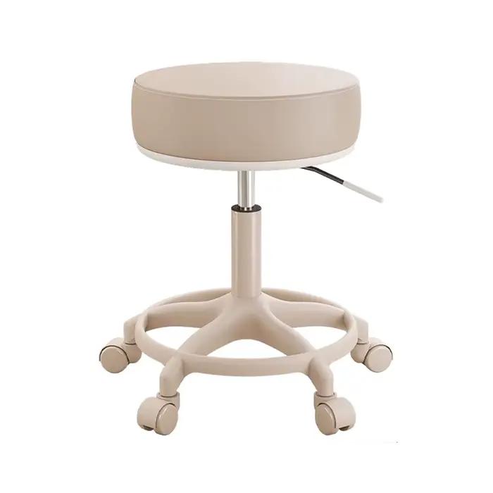 Tabourets roulants avec roulettes et repose-pieds