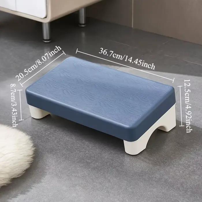 Repose-pieds ergonomique en PP pour bureau. Convient sous le bureau