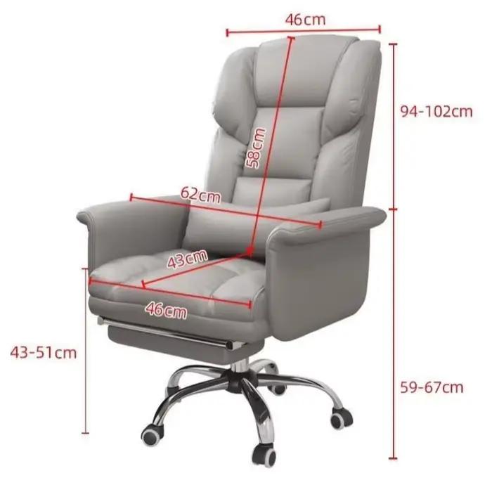 Salon Design chaise De bureau jeu confortable étude accoudoirs